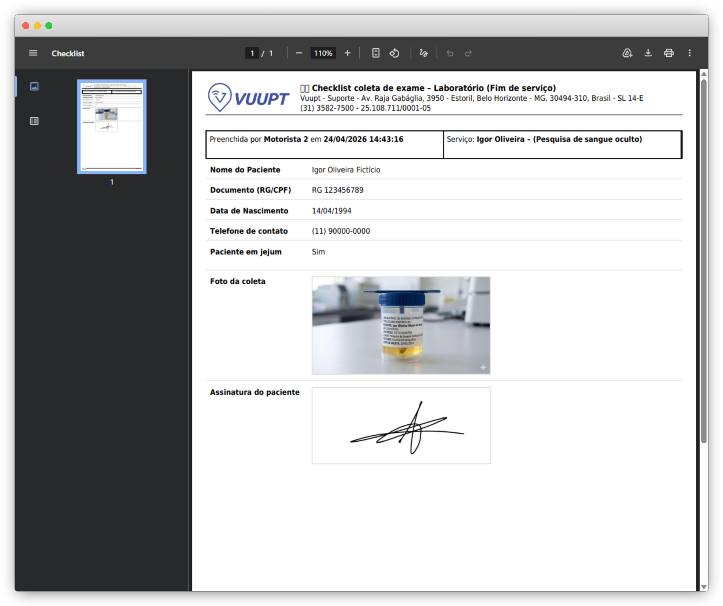 Comprovante Digital Print